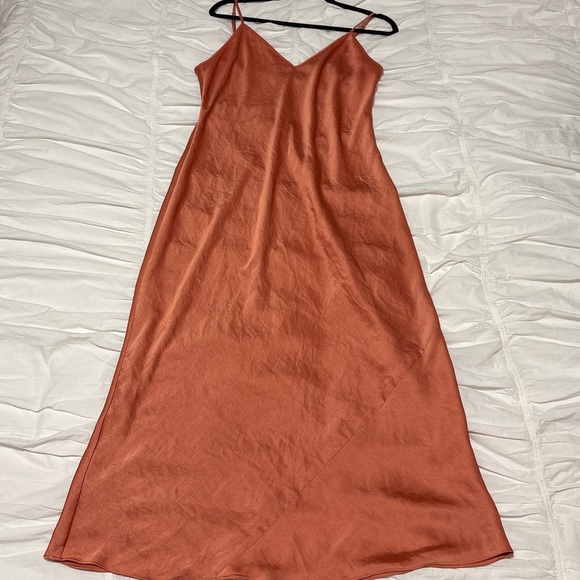 Wilfred Only Slip Satin Midi Dress L - Picture 4 of 5